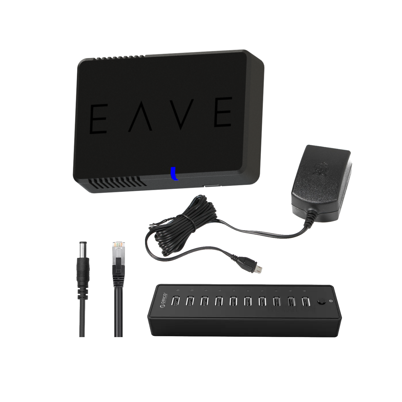 Eave™ SmartHub Bundle - SmartHub 1.0, Powersupply & Charging Hub