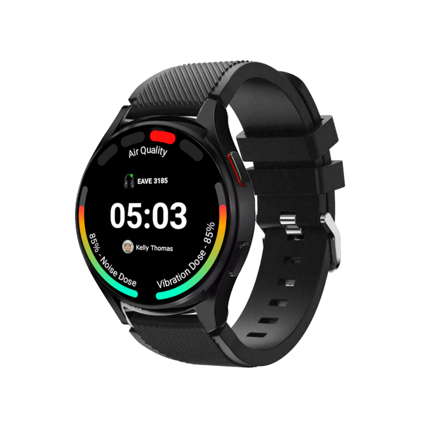 Eave™ HealthWatch™ - Integrated Samsung Galaxy Rugged Smart Watch for Hazard Dose and Exposure Monitoring